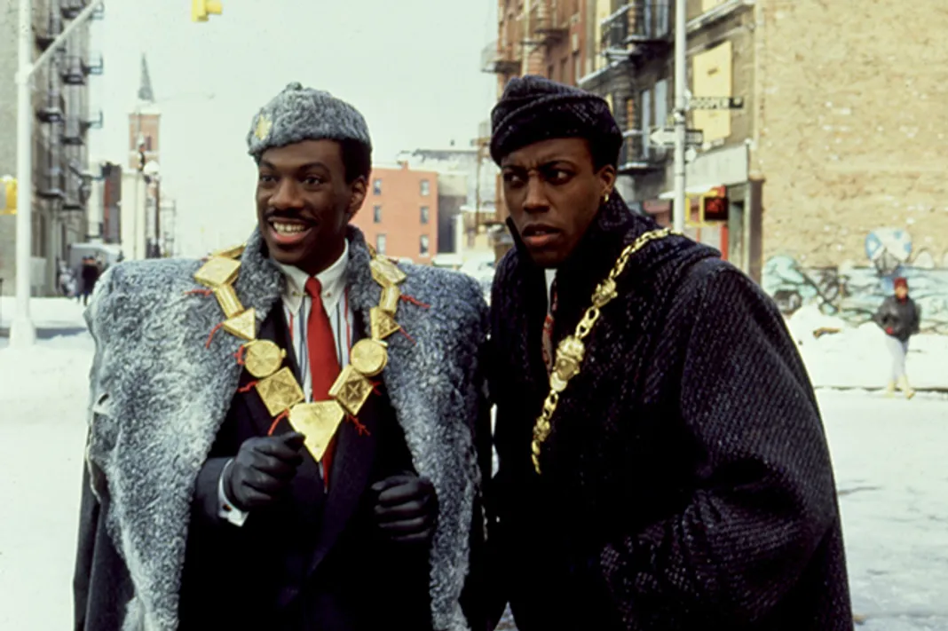 Eddie Murphy, Arsenio Hall, Coming to America, Paramount Pictures. Everett.110615