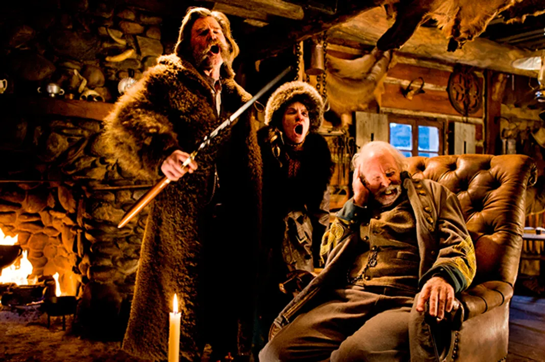 Kurt Russell, Bruce Dern, Jennifer Jason Leigh, The Hateful Eight, Weinstein Company, 122115