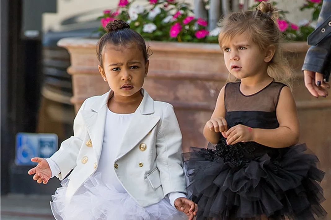 North West, Penelope Disick, Splash News, 110615