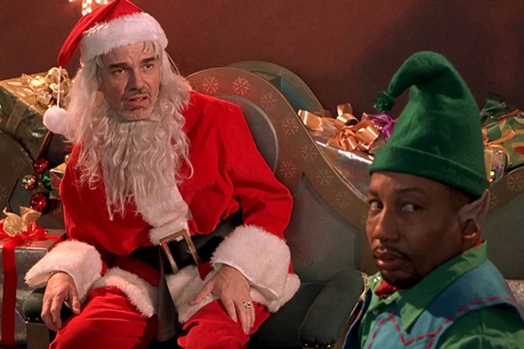 Billy Bob Thornton, Tony Cox, Bad Santa, Dimension Films, 120215