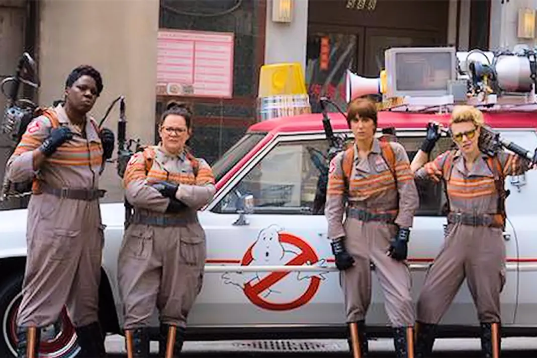 Kristen Wiig, Melissa McCarthy, Kate McKinnon, Leslie Jones, Ghostbusters, Sony, 030316