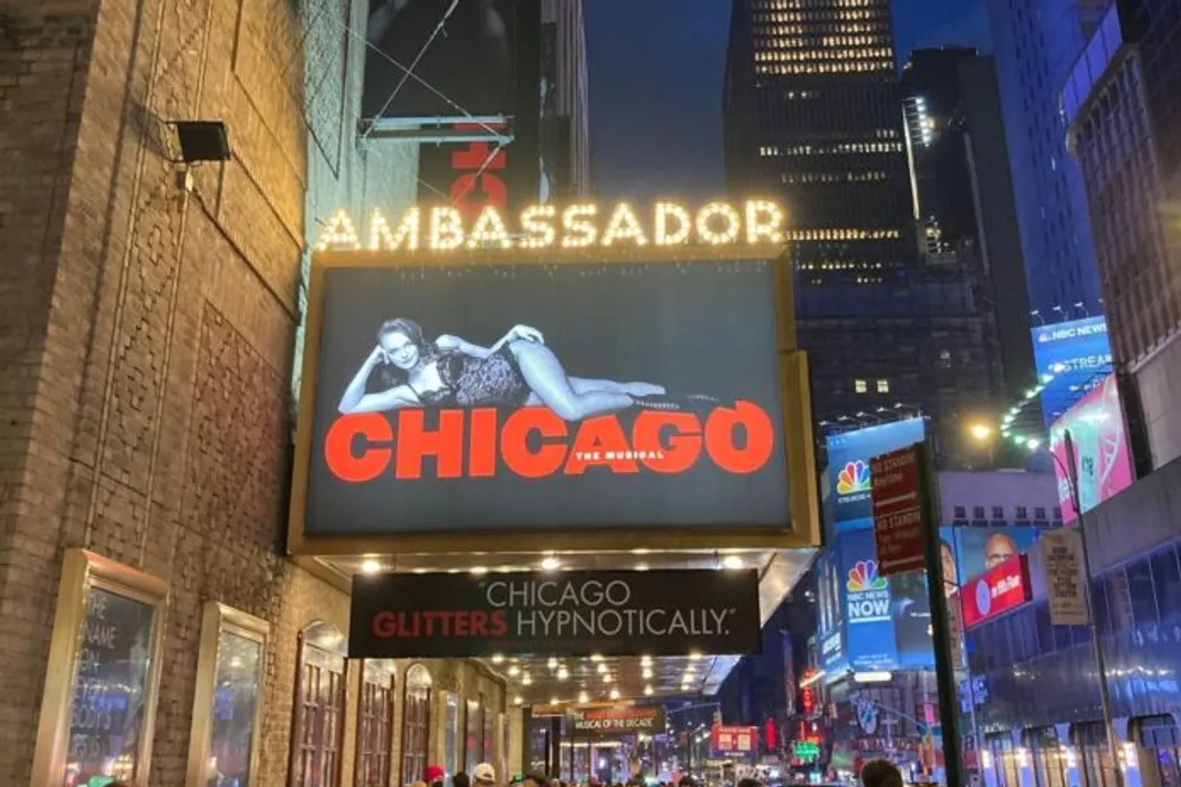 CHICAGO Marquee on Broadway in NYC
