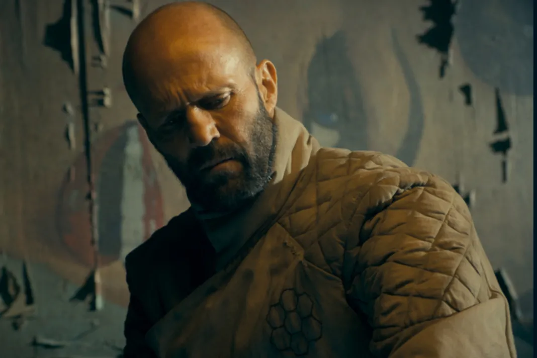 Jason Statham stars as Clay in director David Ayer’s THE BEEKEEPER.