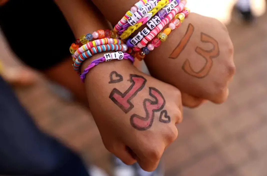 Taylor Swift Ears Bracelets - Credit Gary Coronado / Los Angeles Times via Getty Images