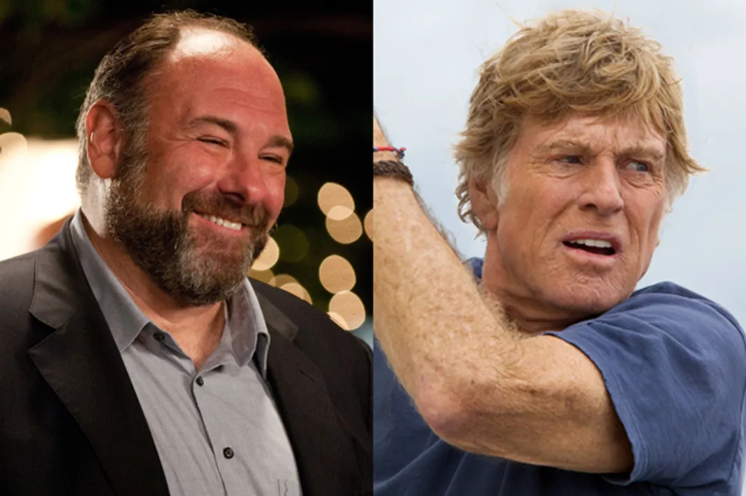 James Gandolfini and Robert Redford