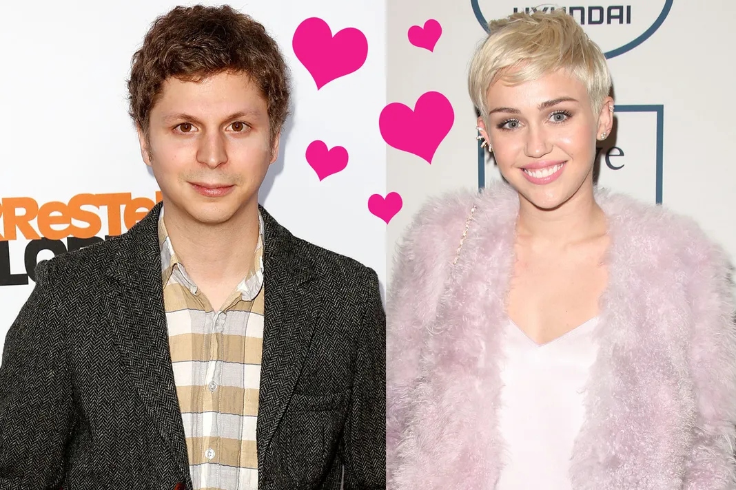 Michael Cera and Miley Cyrus