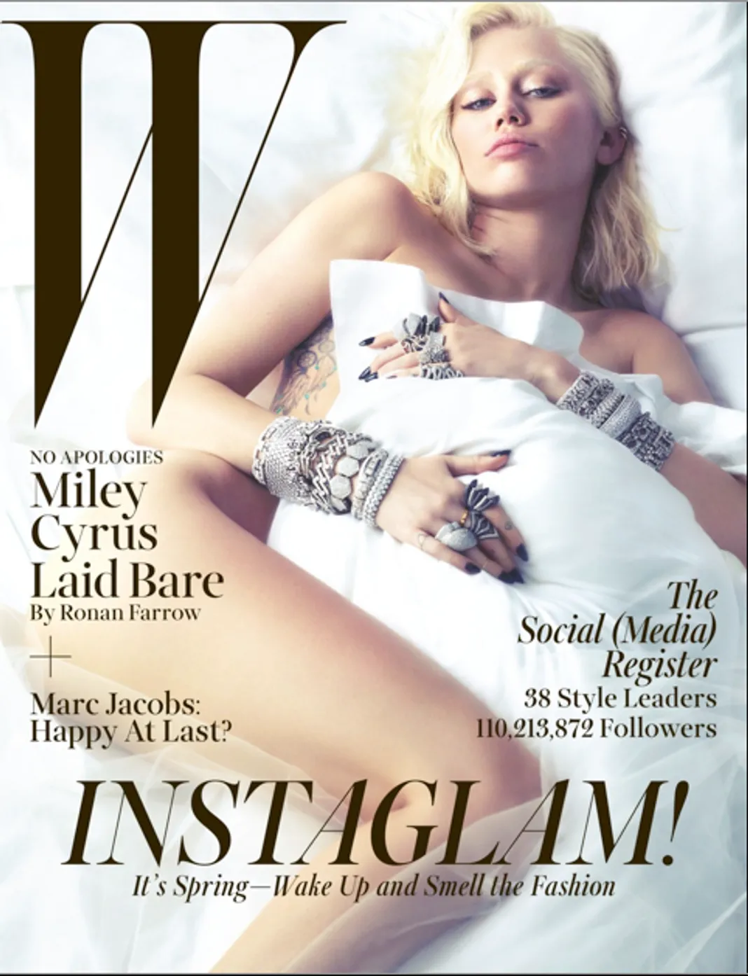 Miley Cyrus W Magazine Cover