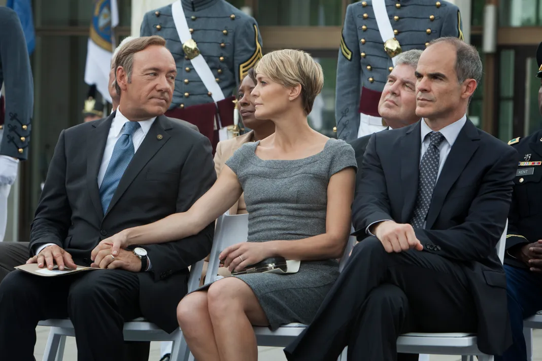 House of Cards, Kevin Spacey and Robin Wright