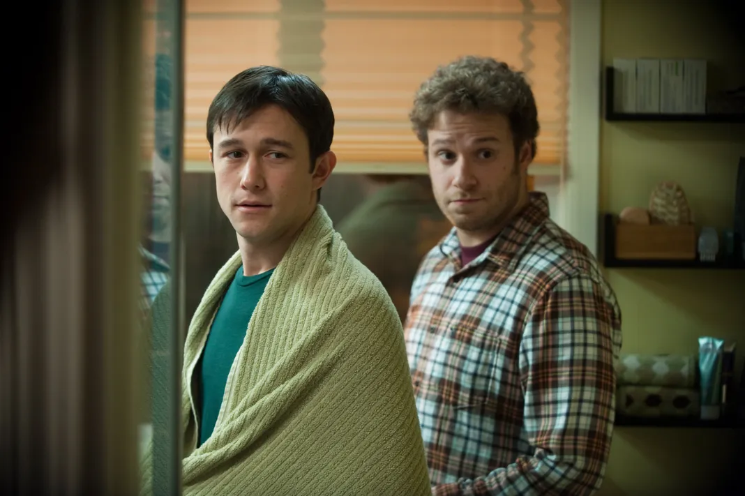 Joseph Gordon-Levitt and Seth Rogen in 50/50