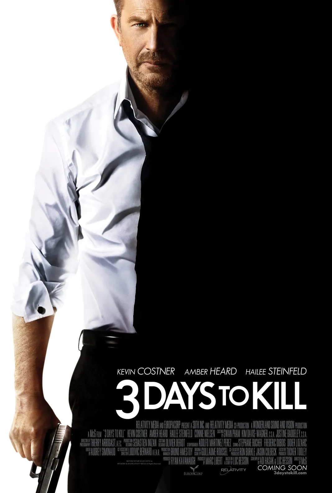 3 Days to Kill, Poster