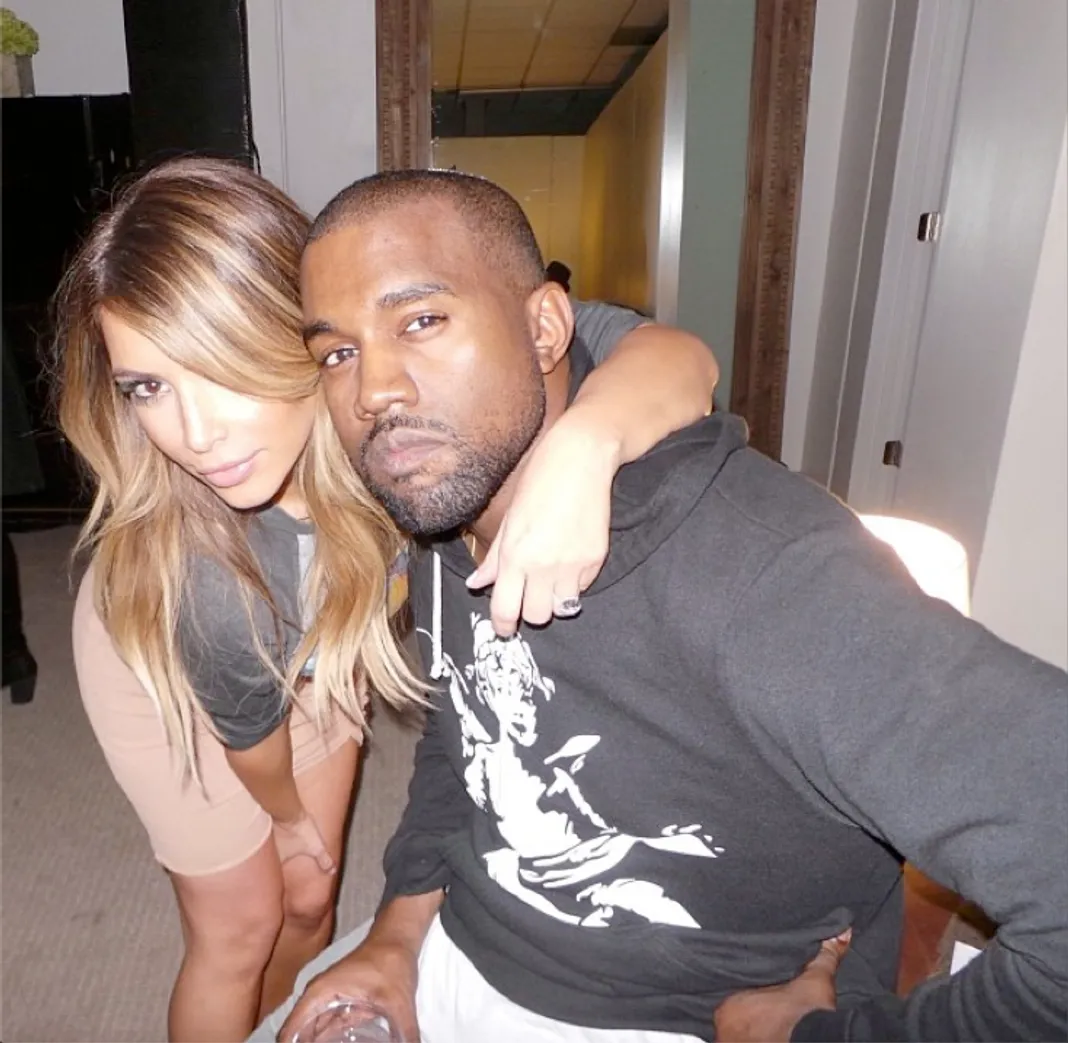 Kim Kardashian and Kanye West