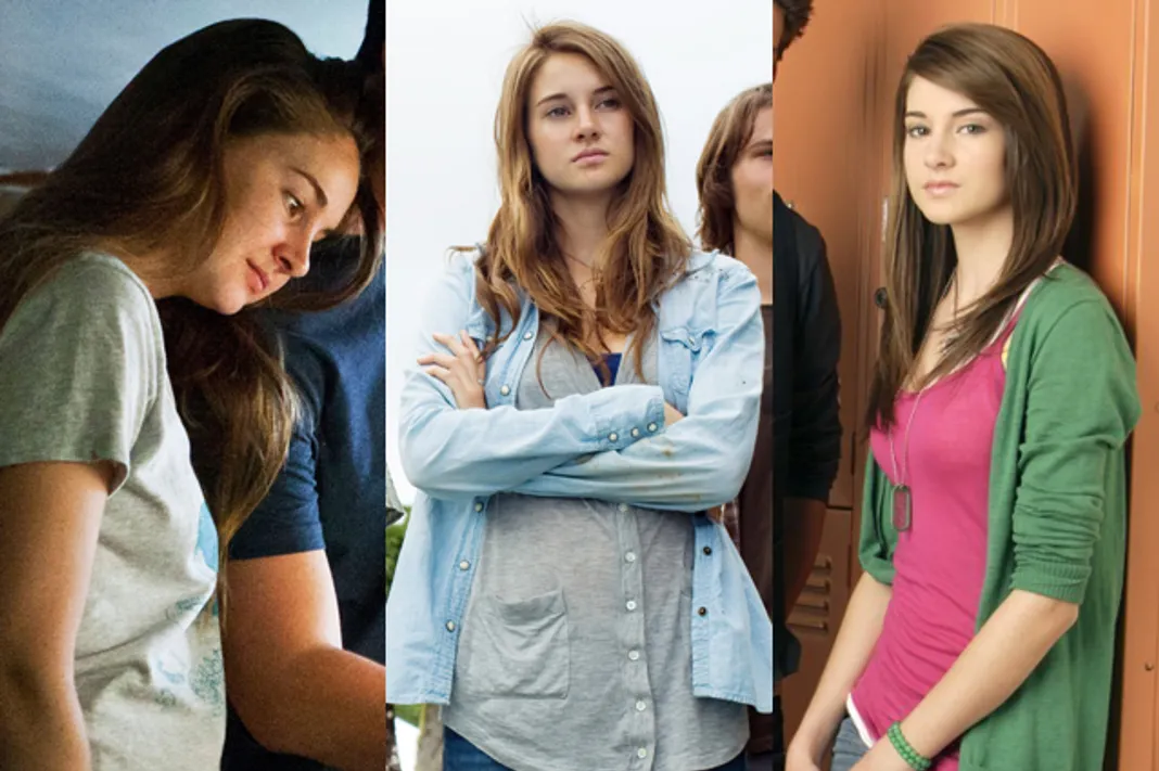 Shailene Woodley, different movies