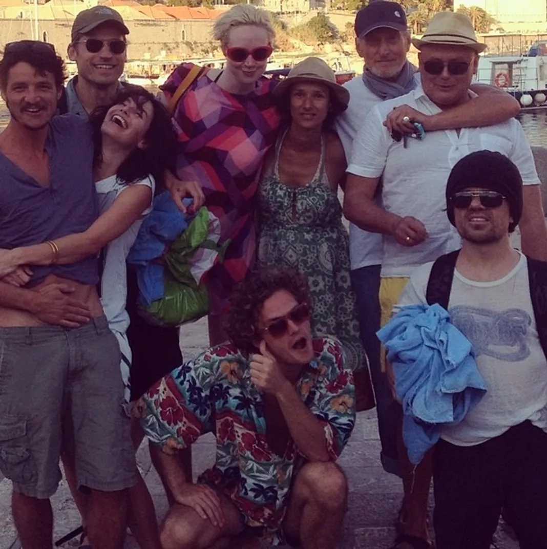 Game of Thrones Cast, on the beach