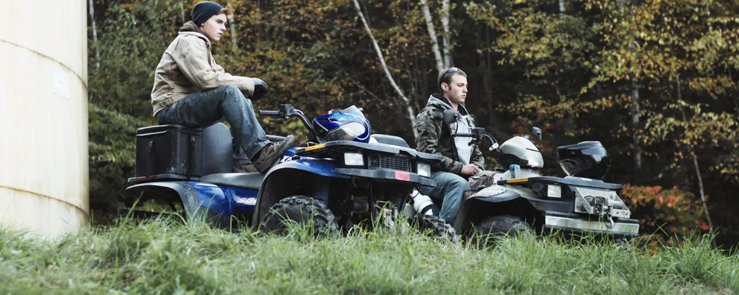Callan McAuliffe and Emory Cohen, Beneath the Harvest Sky