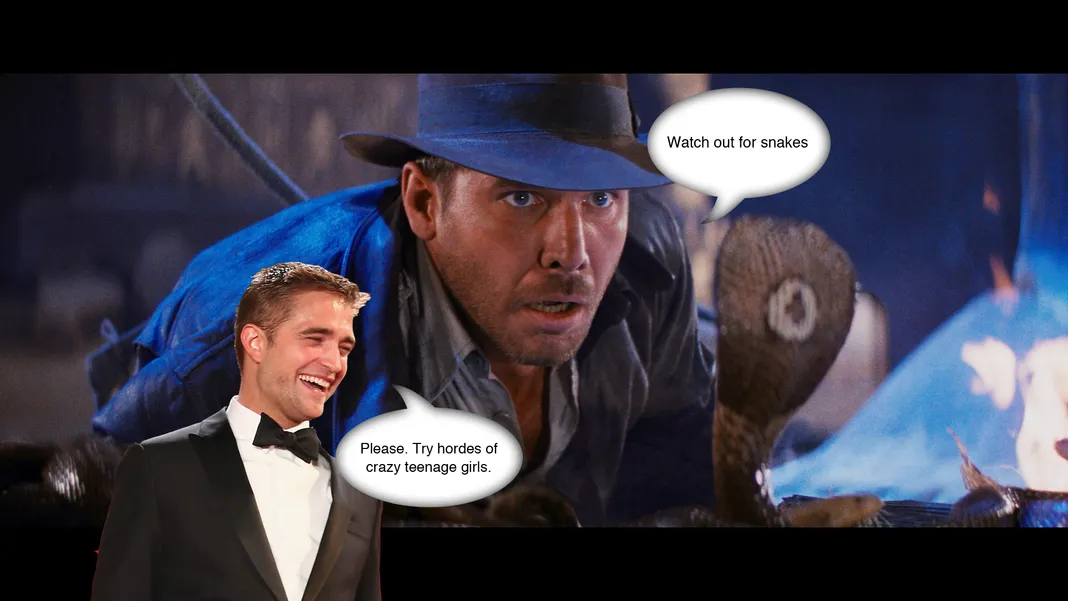 Robert Pattinson, Harrison Ford, Indiana Jones