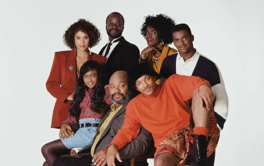 The Fresh Prince of Bel-Air, Will Smith, James Avery, Janet Hubert-Whitten, Alfonso Ribeiro, Karyn Parsons, Tatyana Ali, Joseph Marcell