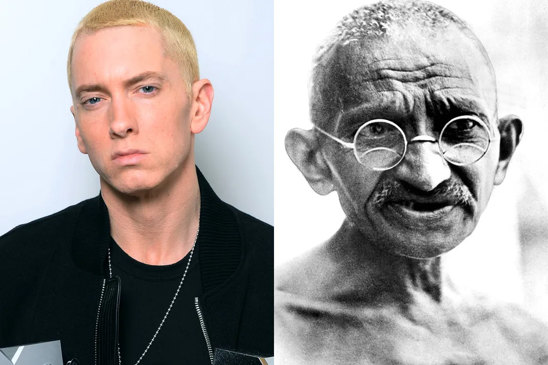 Eminem, Mahatma Gandhi