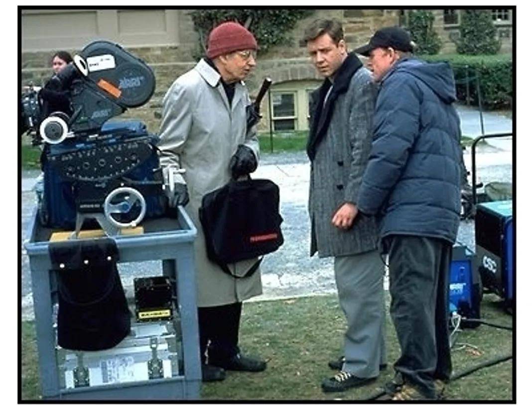 A Beautiful Mind movie still: John Nash, Russell Crowe, Ron Howard