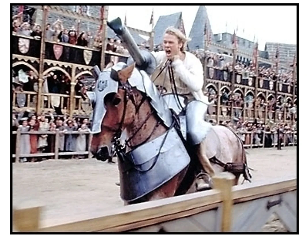 A Knight's Tale movie still: Heath Ledger