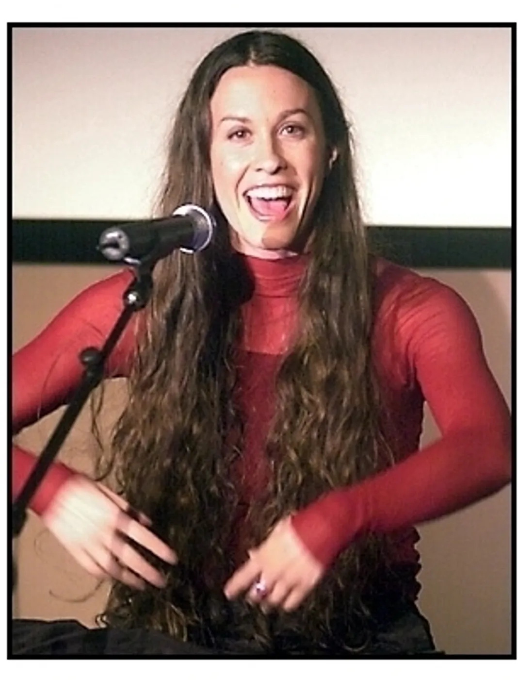 Alanis Morissette at the MSN Launch of 