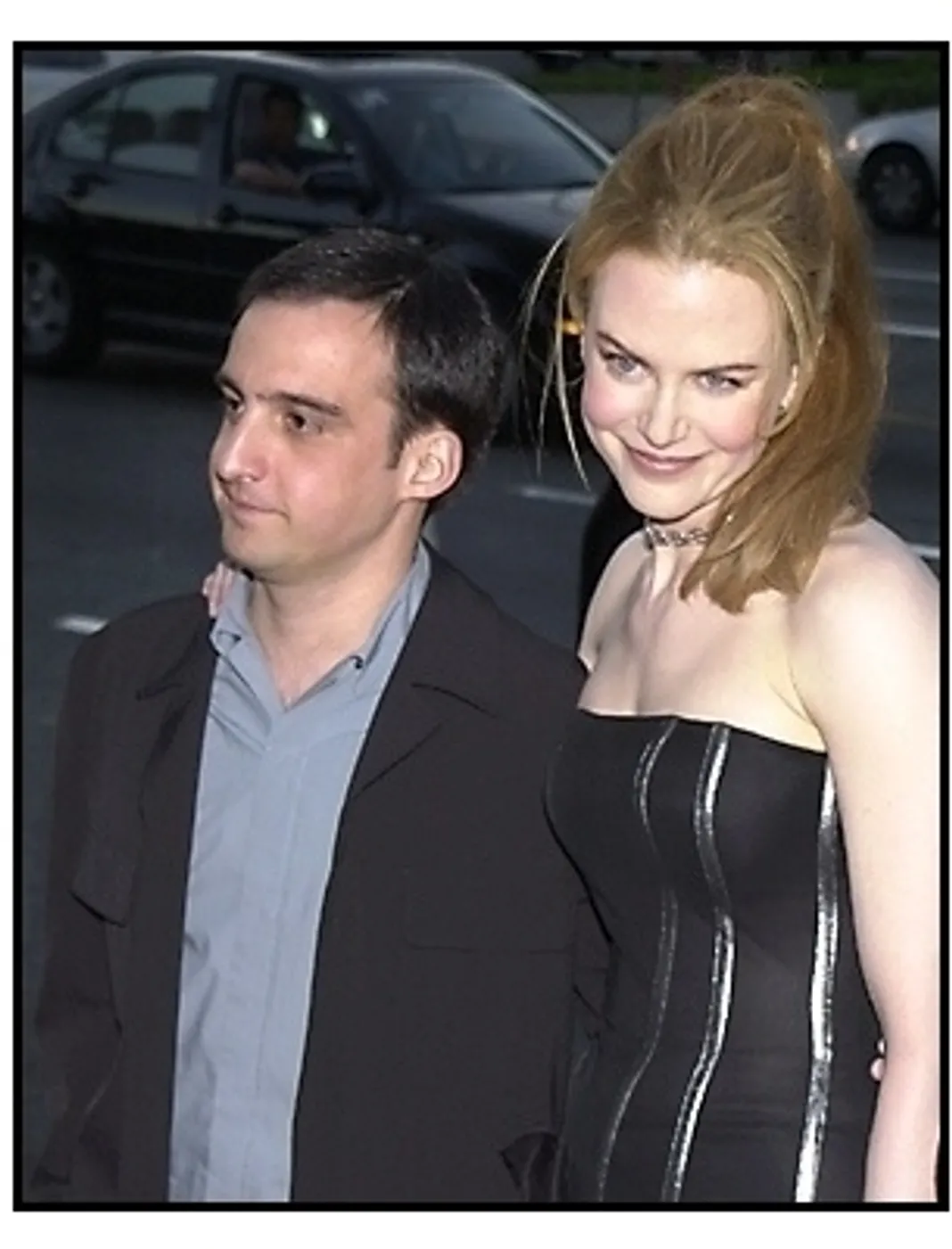 Alejandro Amenabar and Nicole Kidman at The Others premiere