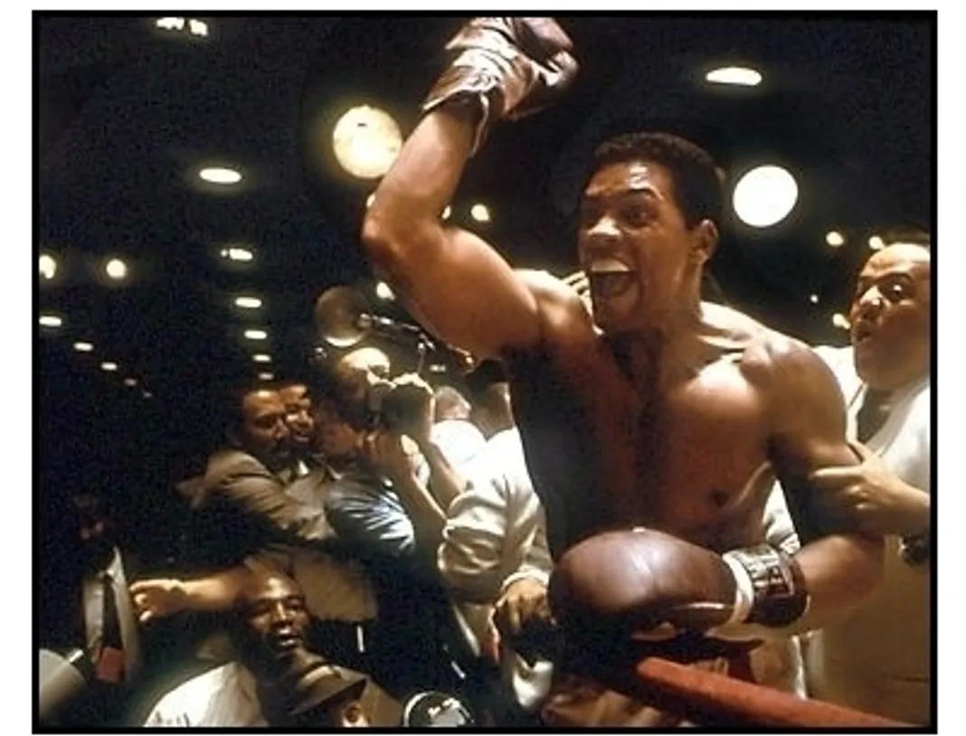 Ali movie still: Will Smith as Muhammad Ali in the ring