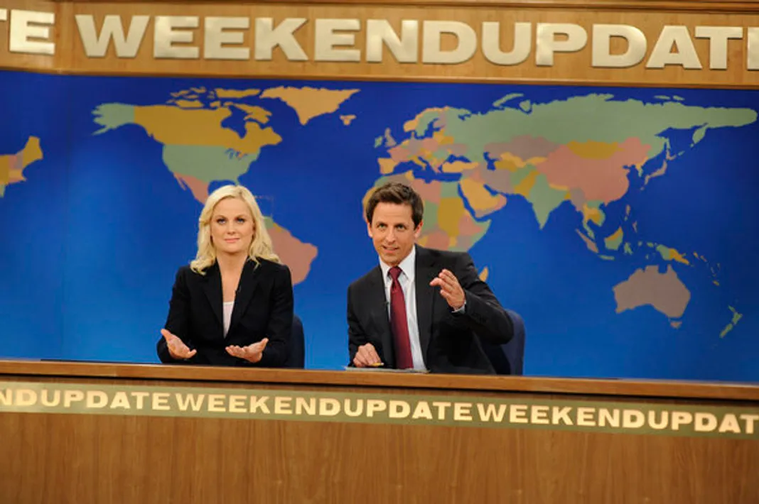 Amy Poehler, Seth Meyers, Weekend Update