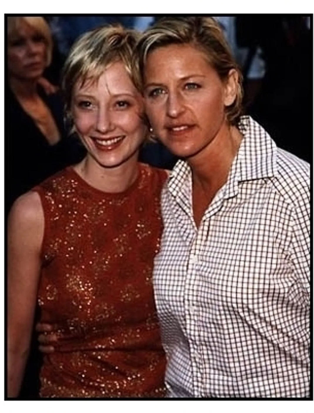 Anne Heche and Ellen DeGeneres at the 
