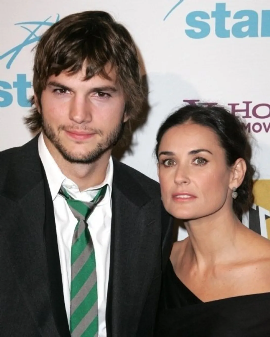 Ashton Kutcher and Demi Moore