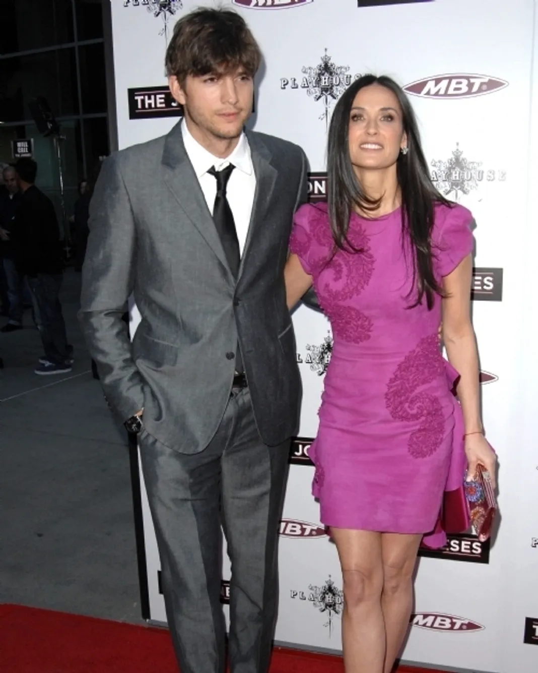 Ashton Kutcher and Demi Moore