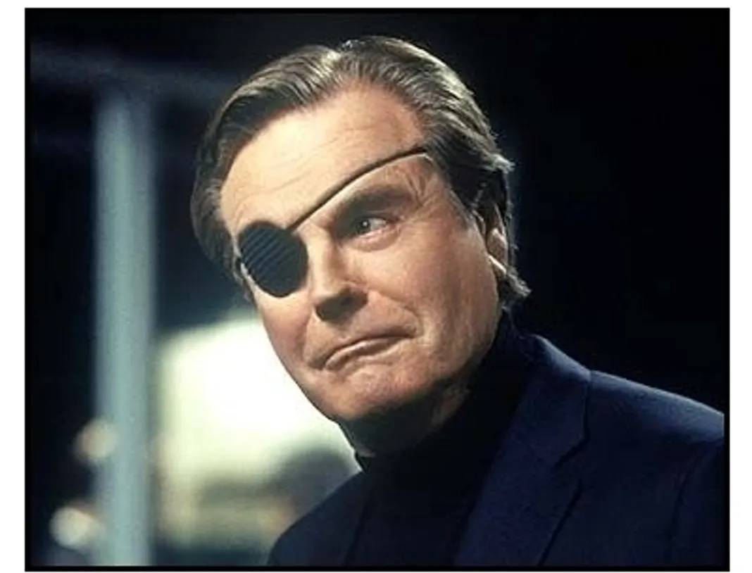 Austin Powers in Goldmember movie still: Robert Wagner as Number 2