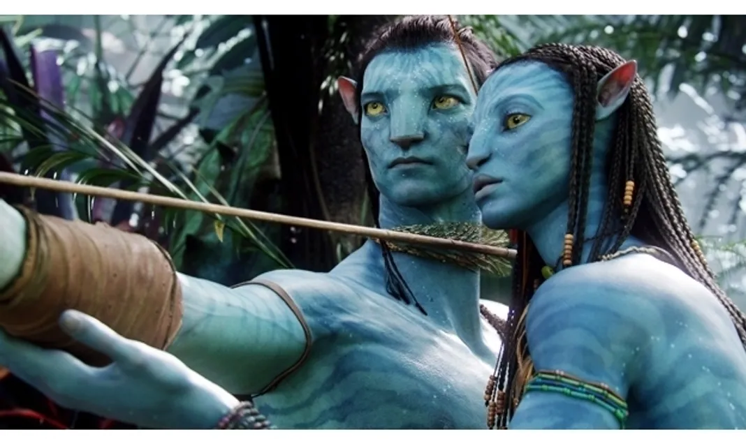 Avatar Movie Stills: Sam Worthington and Zoe Saldana