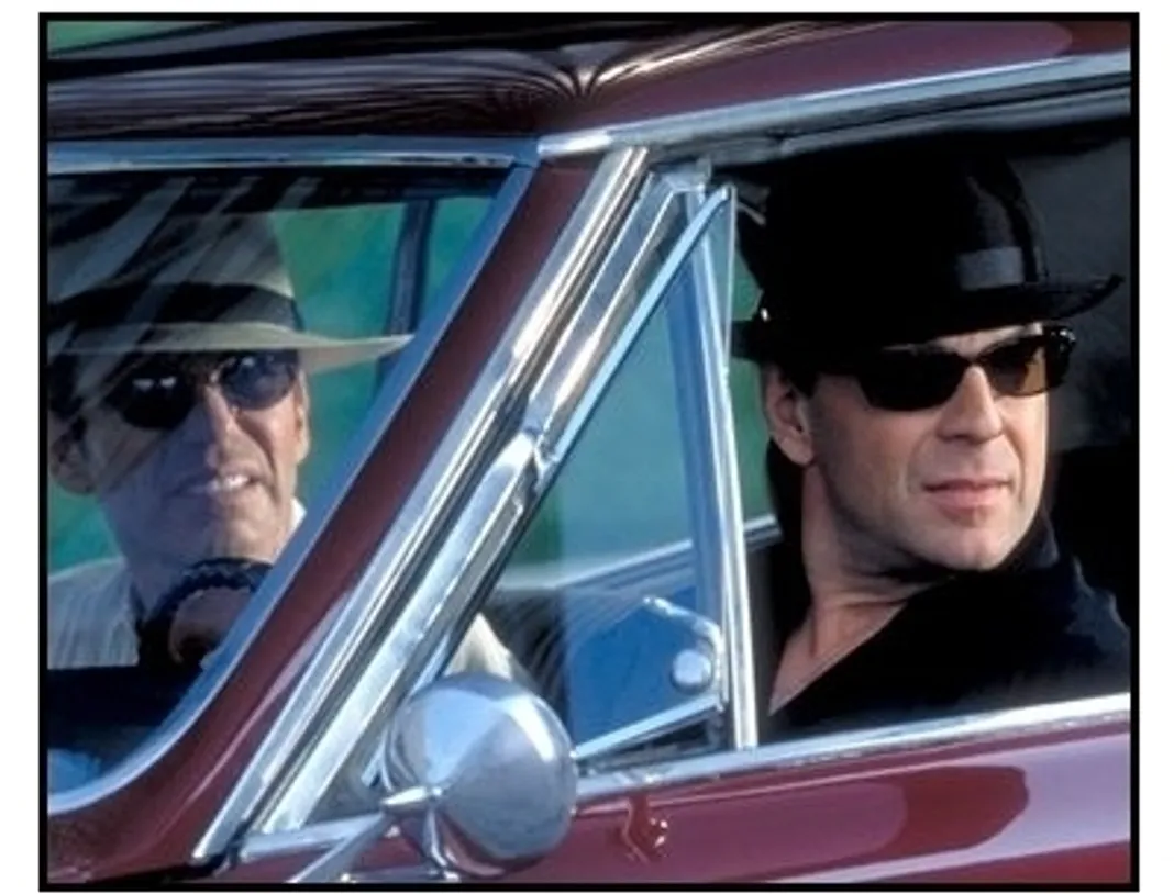 Bandits movie still: Billy Bob Thornton and Bruce Willis