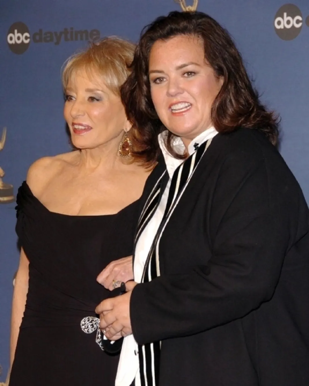 Barbara Walters and Rosie O'Donnell