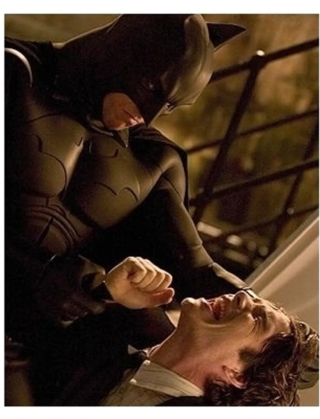 Batman Begins Movie Stills: Christian Bale and Cillian Murphy