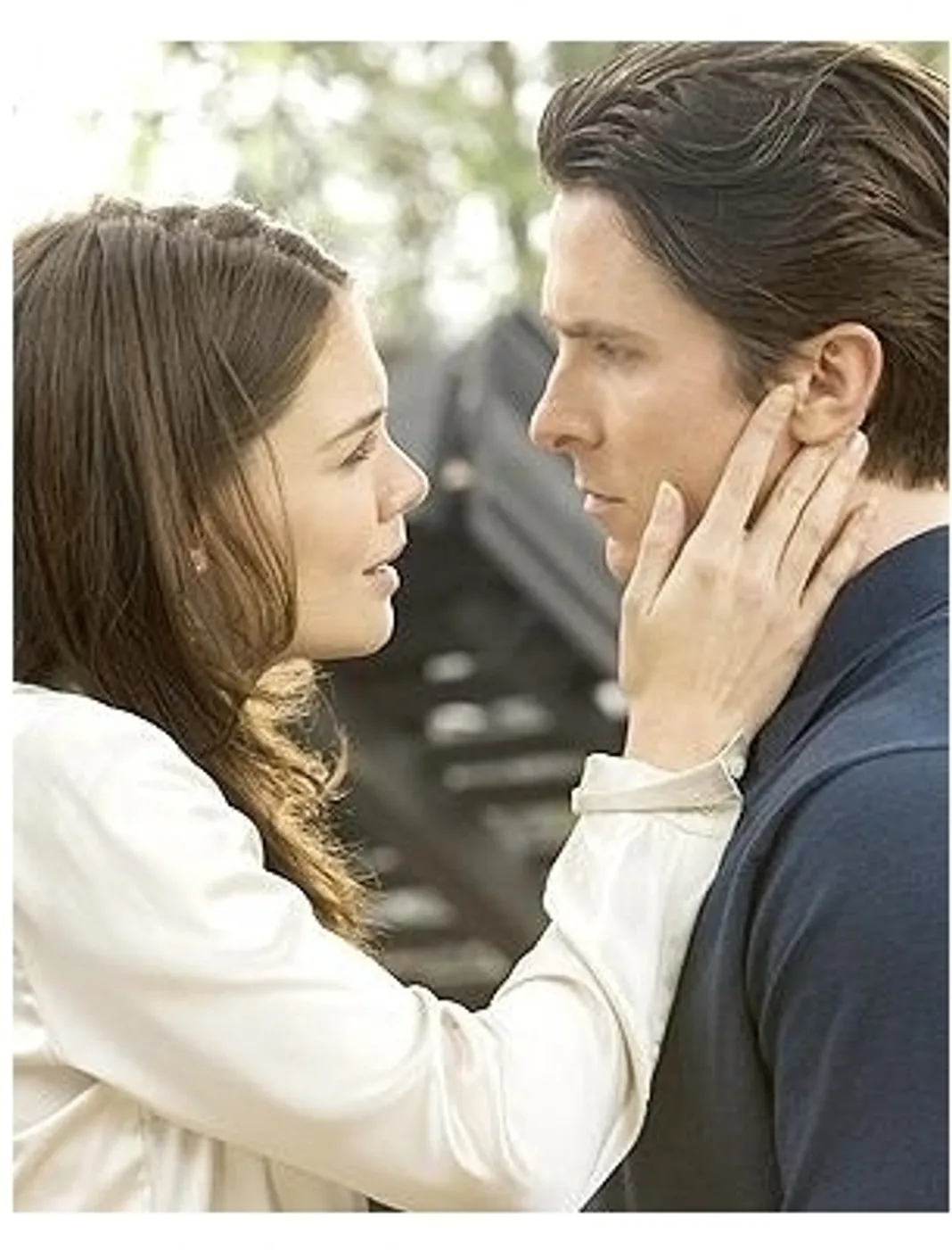 Batman Begins Movie Stills: Katie Homes and Christian Bale