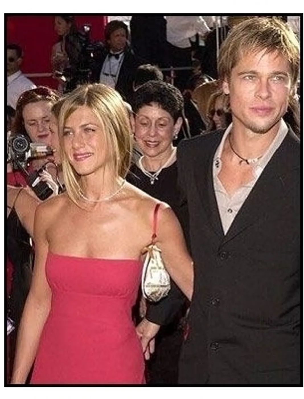 Brad Pitt and Jennifer Aniston at the 2000 Emmy Awards