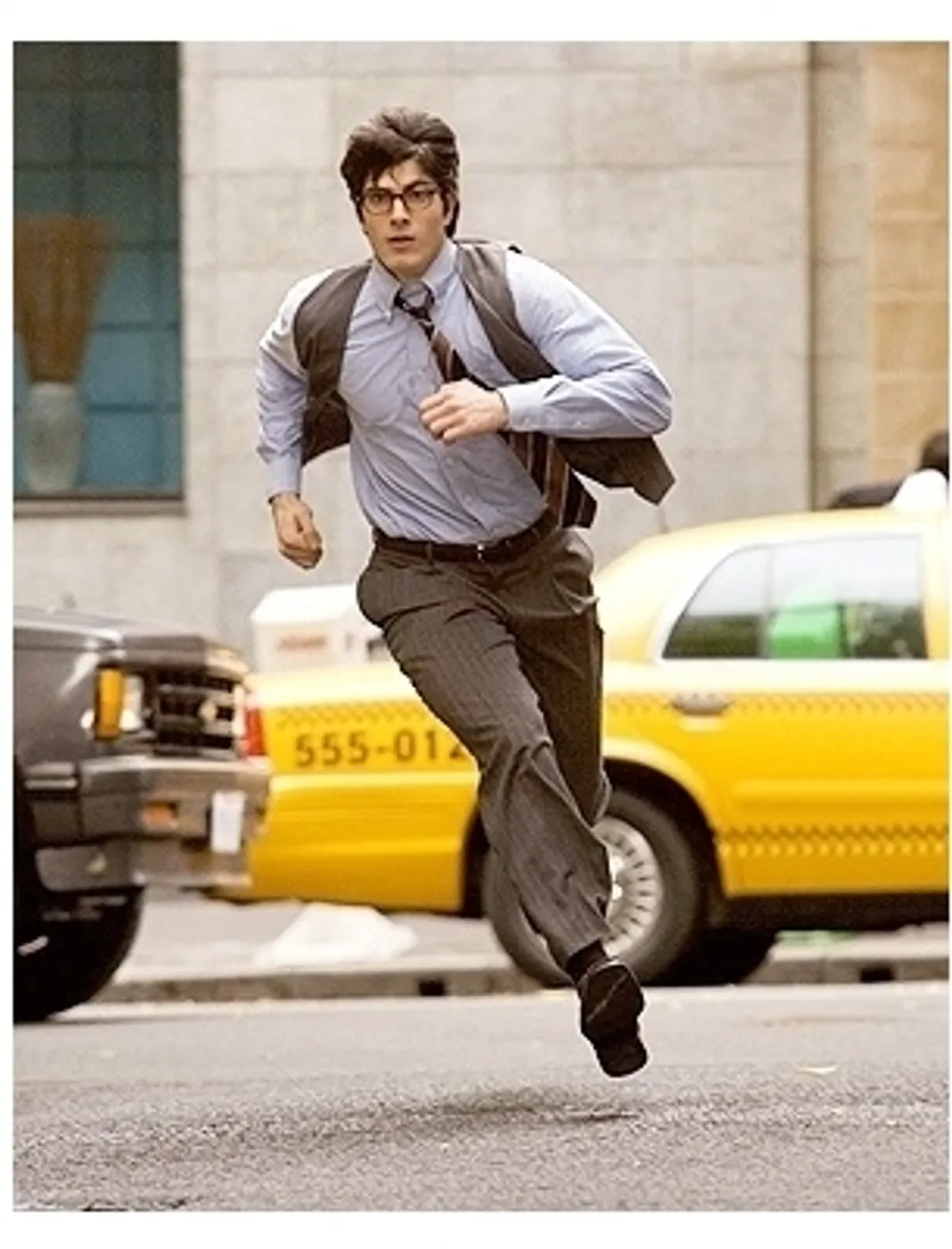Brandon Routh as Clark Kent in  Superman Returns