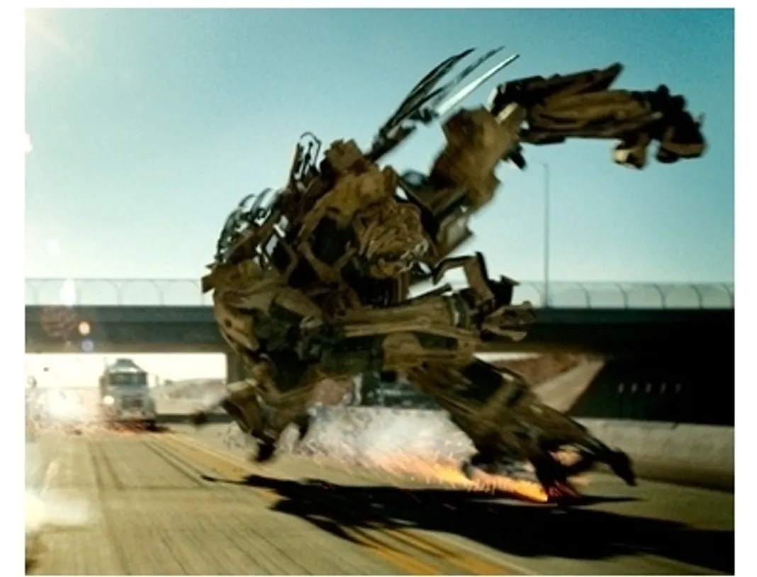 Bumblebee voiced by Mark Ryan in DreamWorks/Paramount Pictures' 'Transformers'