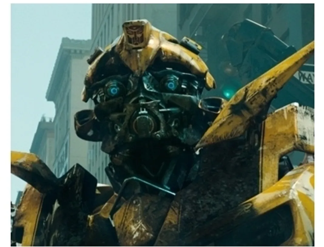 Bumblebee voiced by Mark Ryan in DreamWorks/Paramount Pictures' 'Transformers'
