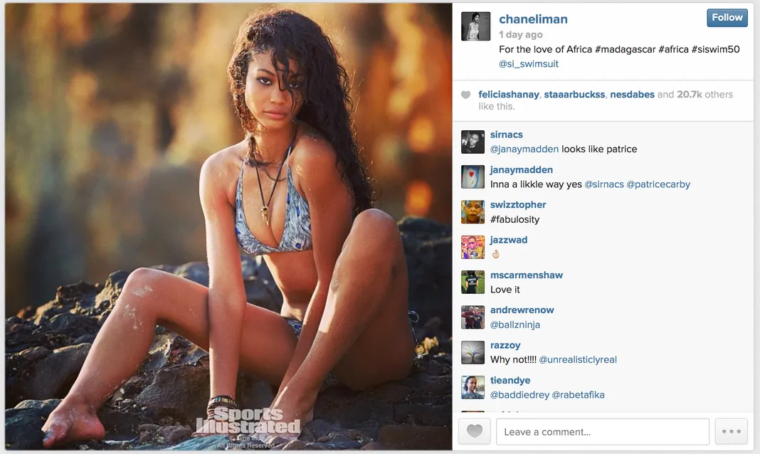 Chanel Iman, Sports Illustrated