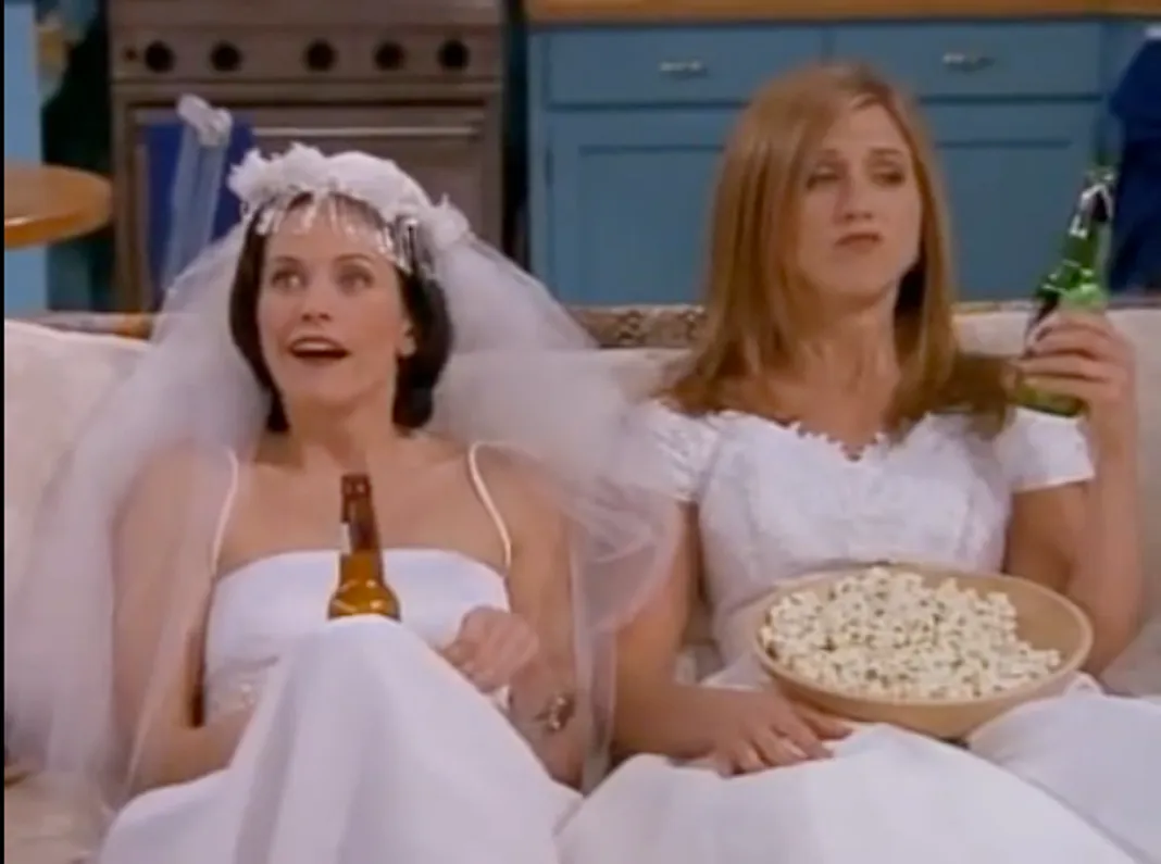 Courteney Cox and Jennifer Aniston, Friends