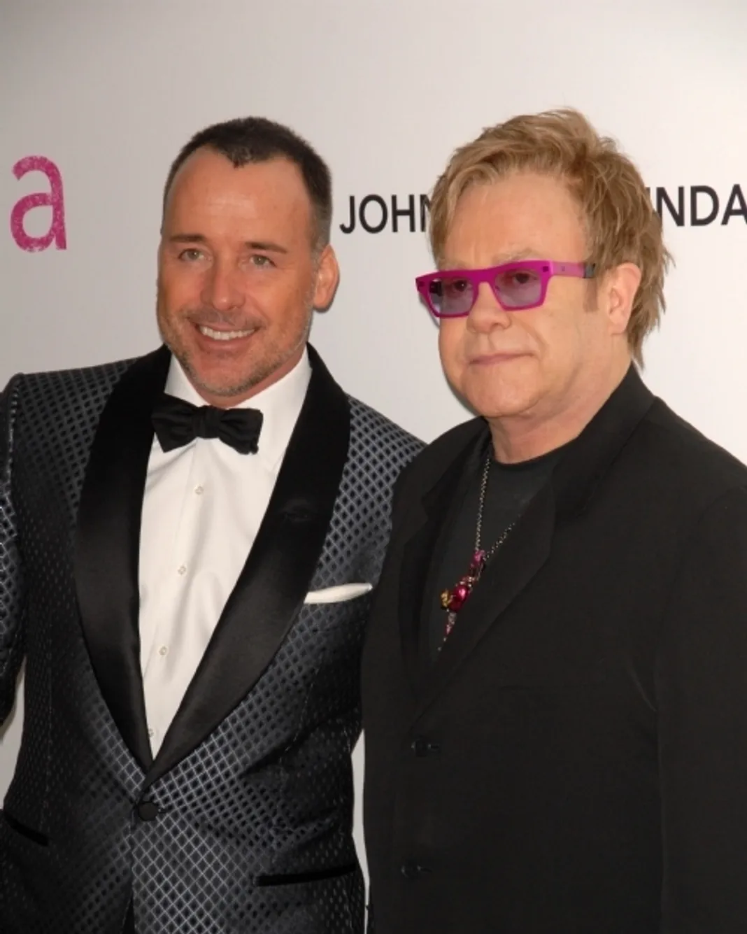 David Furnish and Elton John
