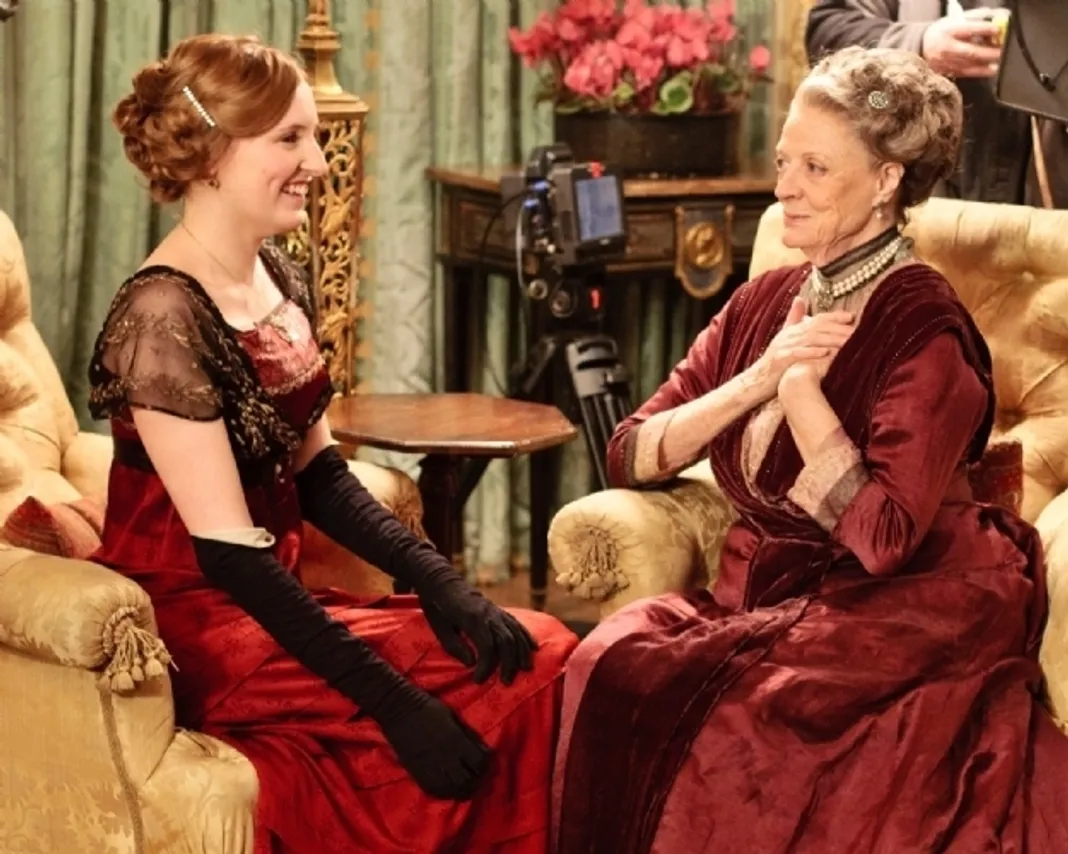 downton abbey, maggie smith