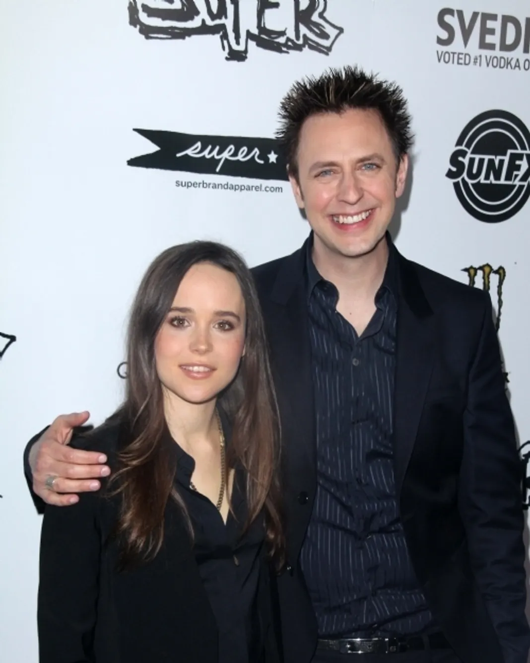 Ellen Page and James Gunn