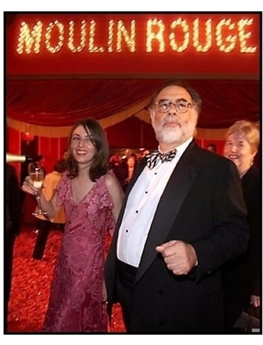 Francis Ford Coppola and Sofia Coppola at the Moulin Rouge After Party