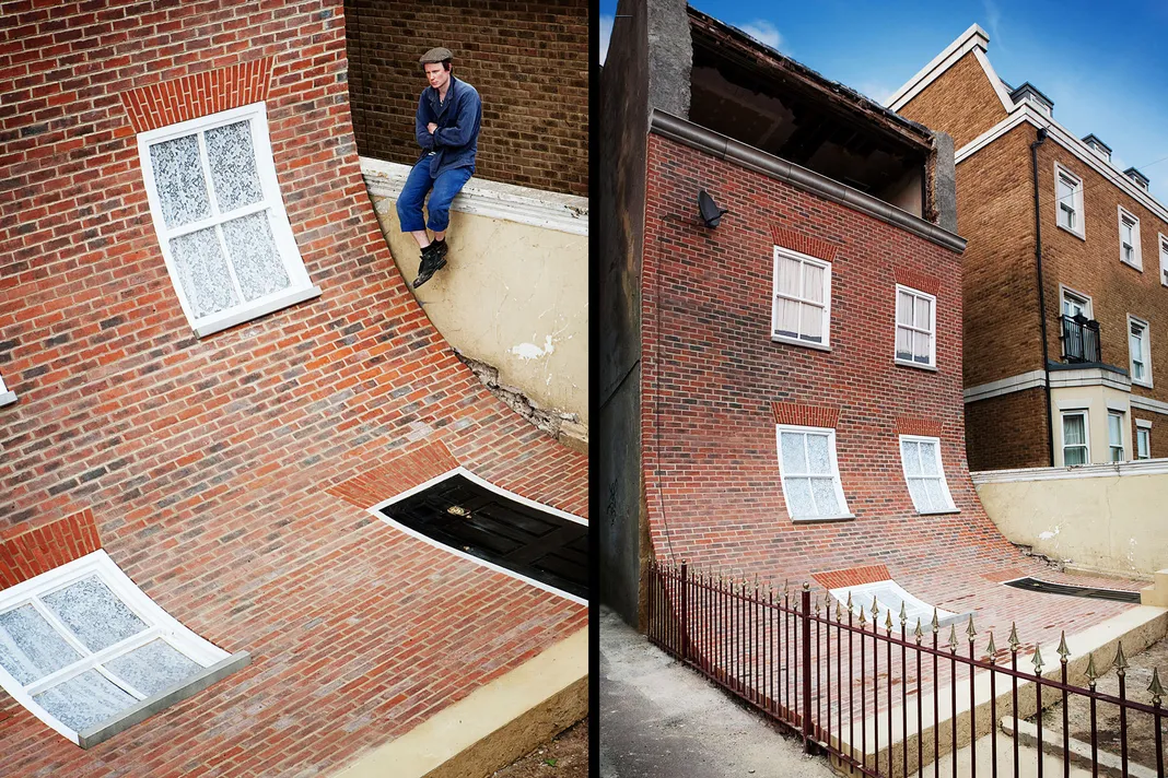 From the knees of my nose to the belly of my toes – A new outdoor artwork by Alex Chinneck