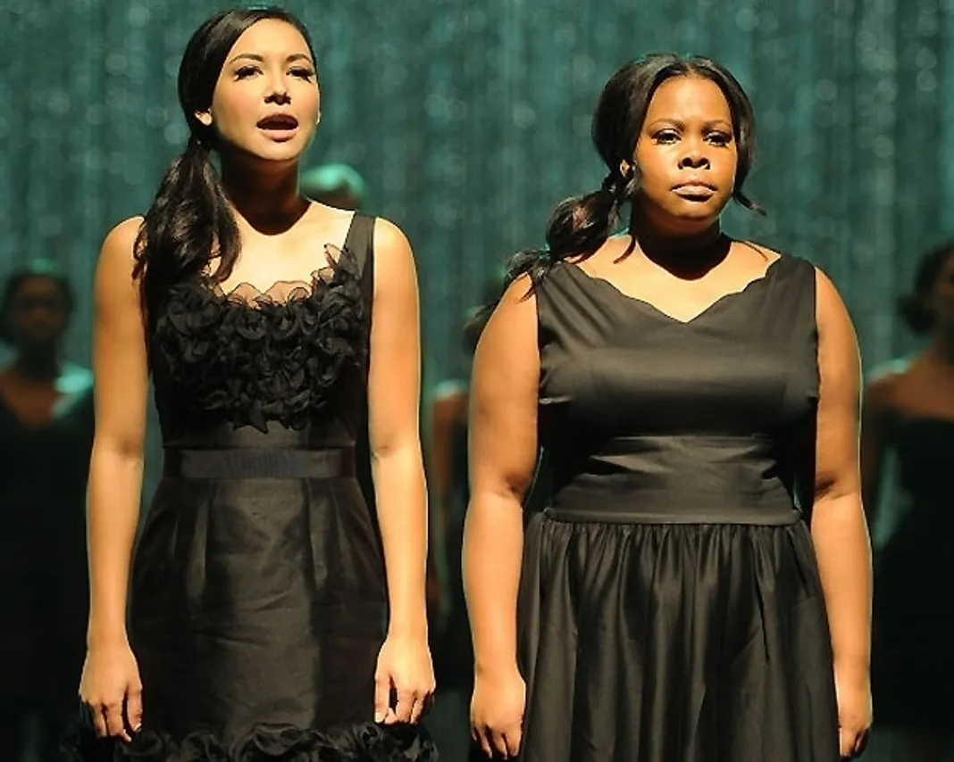 'Glee'(Season 3): Naya Rivera, Amber Riley