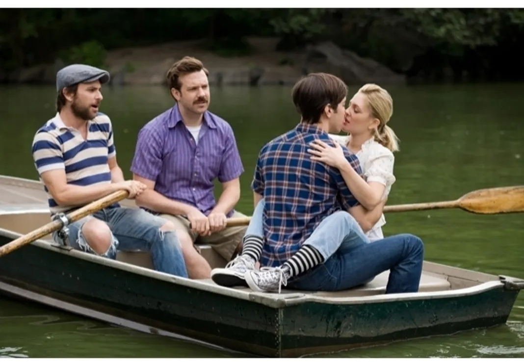 Going The Distance: Charlie Day, Jason Sudeikis, Justin Long, and Drew Barrymore