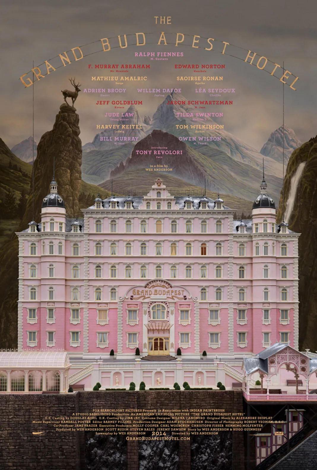 Grand Budapest Hotel, Movie Poster